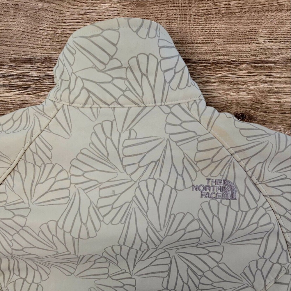 The North Face Jacket Size Medium Women's Apex‎ Barrier Soft Shell Floral White - Picture 5 of 15